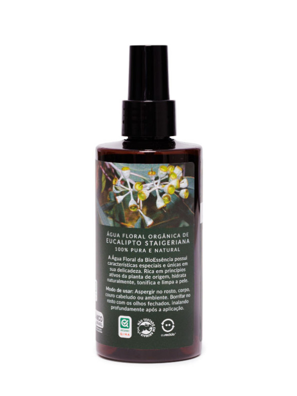 Água Floral Orgânica de Eucalipto Staigeriana 200ML