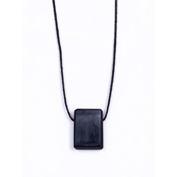 Colar Aromático Minimalista - Obsidiana