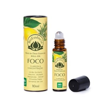 Blend Foco Roll-On 10ML - Clareza & Concentração
